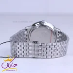 بند ساعت مچی عقربه ای سولیدا مردانه فلزی نقره ای G2137/1
