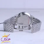 قفل ساعت مچی عقربه ای سولیدا مردانه فلزی نقره ای G2137/1