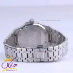 بند ساعت مچی ای پی مردانه فلزی نقره ای صفحه مشکی FW 0058/25