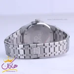 بند ساعت مچی ای پی مردانه فلزی نقره ای صفحه سبز FW 0058/26