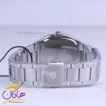 بند ساعت مچی بیگوتی مردانه فلزی قاب مربع صفحه آبی BG.1.10555-6