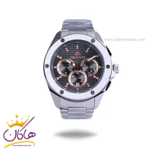ساعت مچی بیگوتی مردانه فلزی صفحه طوسی کرنوگراف BG.1.10600-5