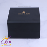 جعبه ساعت مچی بیگوتی مردانه کرنوگراف بند فلزی و چرم BG.1.10570-2E