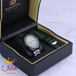 ساعت مچی بیگوتی مردانه کرنوگراف بند فلزی و چرم BG.1.10570-4E درون جعبه