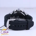 قفل ساعت عقربه ای بیگوتی مردانه بند رابر مشکی BG.1.10636-1