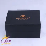 جعبه ساعت مچی ست بیگوتی استیل نقره ای صفحه سفید BG.1.10640-1