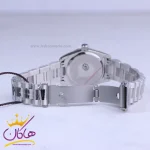 قفل ساعت مچی ست بیگوتی استیل نقره ای صفحه سفید BG.1.10640-1 زنانه