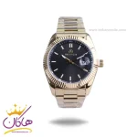 ساعت مچی ست بیگوتی استیل طلایی صفحه مشکی BG.1.10640-2 مردانه