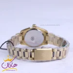 بند ساعت مچی ست بیگوتی استیل طلایی صفحه مشکی BG.1.10640-2 زنانه