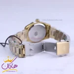 قفل ساعت مچی ست بیگوتی استیل طلایی صفحه مشکی BG.1.10640-2 زنانه