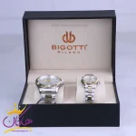 ساعت مچی ست بیگوتی استیل نقره ای طلایی BG.1.10640-3 درون جعبه