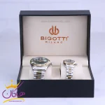 ساعت مچی ست بیگوتی استیل صفحه سبز BG.1.10640-4 درون جعبه