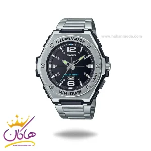 ساعت مچی کاسیو مردانه فلزی صفحه مشکی MWA-100HD-1AVDF