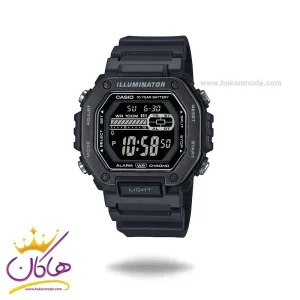 ساعت کاسیو مردانه بند رابر مشکی دیجیتال MWD-110HB-1BVDF