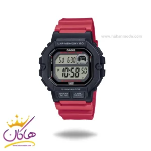 ساعت کاسیو مردانه رابر قرمز دیجیتالی WS-1400H-4AVDF