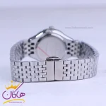 بند ساعت مچی سیتیزن زنانه فلزی نقره ای صفحه مشکی 3325/2