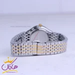 بند ساعت مچی سیتیزن زنانه فلزی نقره ای طلایی صفحه مشکی 3325/4