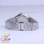 بند ساعت مچی سیتیزن زنانه فلزی نقره ای صفحه سبز 3325/6