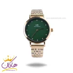 ساعت مچی دنیل ولینگتون زنانه فلزی طلایی صفحه سبز 6020/10