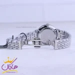 قفل ساعت مچی دنیل ولینگتون زنانه فلزی نقره ای صفحه مشکی 6020/5