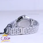 بند ساعت مچی دنیل ولینگتون زنانه فلزی نقره ای صفحه سبز 6020/7