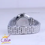 بند ساعت مچی دنیل ولینگتون زنانه فلزی نقره ای صفحه سبز 6020/8