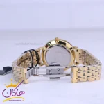 قفل ساعت مچی دنیل ولینگتون زنانه فلزی طلایی صفحه سبز 6020/9
