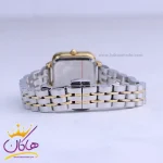 بند ساعت دنیل ولینگتون زنانه فلزی صفحه مربع سبز K22HRE02/11