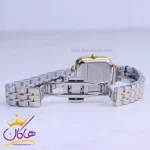 قفل ساعت دنیل ولینگتون زنانه فلزی صفحه مربع سرمه ای K22HRE02/9