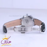قفل ساعت عقربه ای رومانسون زنانه بند چرم مشکی L 8063/2