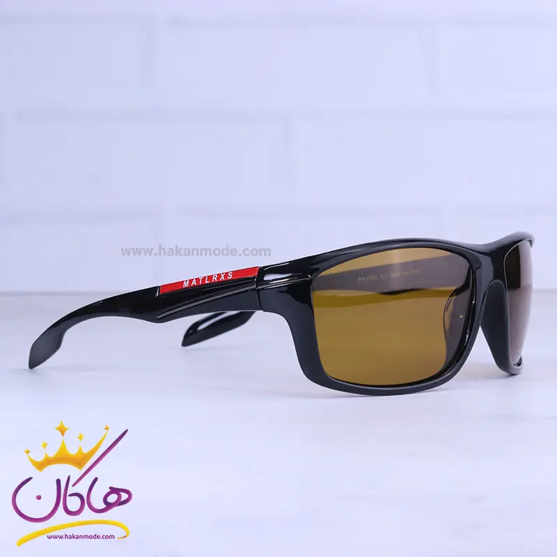 عدسی عینک آفتابی ماتریکس بیس دار مردانه شیشه زرد PA 1781/1