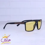 عدسی عینک آفتابی مورل مردانه پلاریزه شیشه زرد D2426P/7