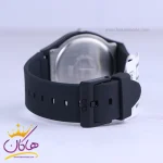 قفل ساعت پسرانه کیو اند کیو بند رابر مشکی صفحه مشکی A212J004Y