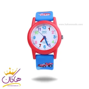 ساعت پسرانه کیو اند کیو بند رابر طرح ماشین VR99J004Y