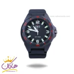 ساعت مچی پسرانه کیو اند کیو بند رابر مشکی VS44J006Y