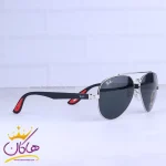 عدسی عینک آفتابی ری بن مردانه فلزی فریم نقره ای خلبانی RB 2402/3