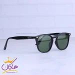 عدسی عینک آفتابی مردانه ری بن فریم ویفرر شیشه سبز RB 4258-F/1
