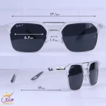 ابعاد عینک آفتابی ری بن فراری مردانه فریم مربع سفید RB 3697/3