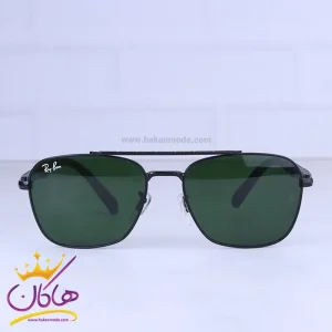عینک آفتابی مردانه ری بن مشکی شیشه سبز RB 5712/3