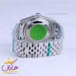 بند ساعت مچی رولکس مردانه فلزی دیت جاست صفحه آبی 4043/51