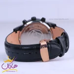 بند ساعت مچی سیکو مردانه بند چرم مشکی کرنوگراف G9233/18