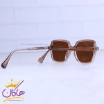 دسته عینک آفتابی سپوری زنانه فریم قهوه ای مربع 58952/3