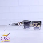 دسته عینک آفتابی بالمین زنانه فریم مستطیل طوسی 27116/2