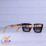 دسته عینک آفتابی باربری زنانه فریم پروانه‌ ای مشکی 8831/6