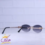 دسته عینک آفتابی کارتیر زنانه بدون فریم فلزی طلایی C 004/4