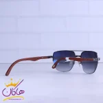 دسته چوبی عینک آفتابی مردانه کارتیر نیم فریم خلبانی CT 02835/1