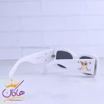دسته عینک آفتابی سلین زنانه فریم مستطیل سفید 4S282/1