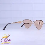دسته عینک آفتابی سلین زنانه فریم مثلث فلزی طلایی 5G128/2