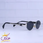 عدسی عینک آفتابی سلین زنانه فریم بیضی نقره ای CL 1002/1