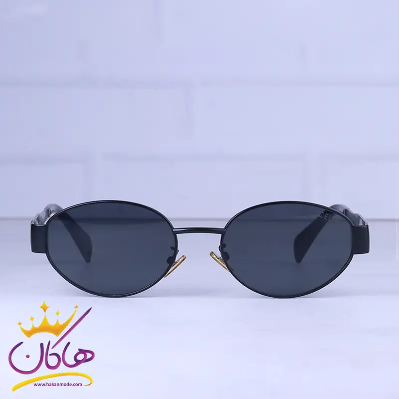 عینک آفتابی سلین زنانه فریم مشکی بیضی KZ 1006/1